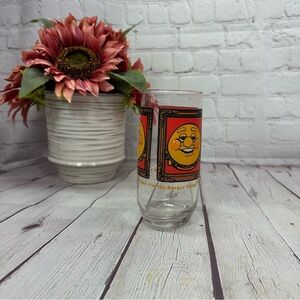 Vintage 1979 burger king tumbler  Smiley Face whopper retro collector' series